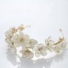 Headpieces | Beading Flower Crowns & Tiaras Bridal Wedding Headpieces Gold – Girls