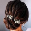 Headpieces | Crystal Flower Hair Pins & Hair Combs Sets Bridal Wedding Headpieces (Set of 3) Silver – Girls