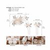 Headpieces | Crystal Flower Hair Pins & Hair Combs Sets Bridal Wedding Headpieces (Set of 3) Silver – Girls