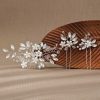 Headpieces | Crystal Flower Hair Pins & Hair Combs Sets Bridal Wedding Headpieces (Set of 3) Silver – Girls