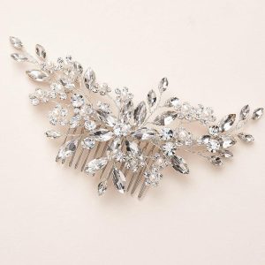 Headpieces | Crystal Hair Combs Bridal Wedding Headpieces Silver – Girls