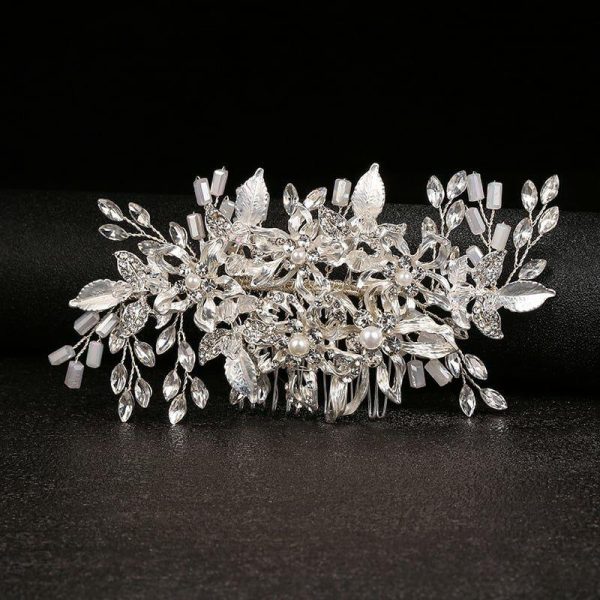 Headpieces | Crystal Hair Combs Bridal Wedding Headpieces Silver – Girls