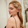 Headpieces | Crystal Pearl Hair Clips Bridal Wedding Headpieces Gold – Girls