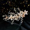 Headpieces | Crystal Pearl Hair Clips Bridal Wedding Headpieces Gold – Girls