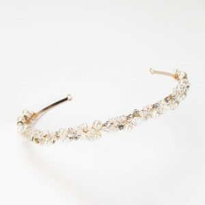 Headpieces | Crystal Pearl Headbands Bridal Wedding Headpieces Gold – Girls