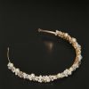 Headpieces | Crystal Pearl Headbands Bridal Wedding Headpieces Gold – Girls