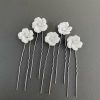 Headpieces | Flower Hair Pins Sets Bridal Wedding Headpieces (Set of 5) Gold – Girls