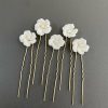 Headpieces | Flower Hair Pins Sets Bridal Wedding Headpieces (Set of 5) Gold – Girls