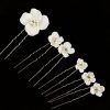 Headpieces | Flower Hair Pins Sets Bridal Wedding Headpieces (Set of 6) Gold – Girls