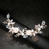 Headpieces | Halo Pearl Bridal Wedding Hair Combs Silver – Girls