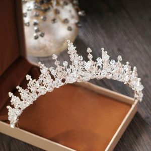 Headpieces | Luxurious Crystal Bridal Wedding Crowns & Tiaras Silver – Girls