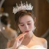 Headpieces | Luxurious Crystal Bridal Wedding Crowns & Tiaras Silver – Girls