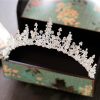 Headpieces | Luxurious Crystal Bridal Wedding Crowns & Tiaras Silver – Girls