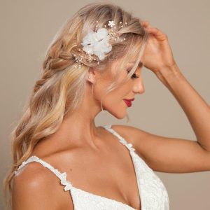 Headpieces | Pearl Flower Bridal Wedding Hair Clips Gold – Girls