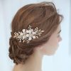 Headpieces | Pearl Flower Hair Combs Bridal Wedding Headpieces Gold – Girls