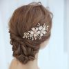 Headpieces | Pearl Flower Hair Combs Bridal Wedding Headpieces Gold – Girls