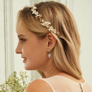 Headpieces | Pearl Flower Headbands Halo Bridal Wedding Headpieces  – Girls