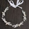 Headpieces | Pearl Flower Headbands Halo Bridal Wedding Headpieces  – Girls