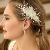 Headpieces | Pearl Rhinestone Flower Hair Clips Bridal Wedding Headpieces Silver – Girls