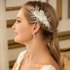 Headpieces | Pearl Rhinestone Flower Hair Clips Bridal Wedding Headpieces Silver – Girls