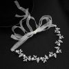 Headpieces | Pearl Rhinestone Halo Bridal Wedding Hair Vines Headpieces Silver – Girls