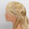 Headpieces | Pearl Rhinestone Halo Bridal Wedding Hair Vines Headpieces Silver – Girls