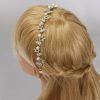 Headpieces | Pearl Rhinestone Halo Bridal Wedding Hair Vines Headpieces Silver – Girls