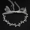 Headpieces | Pearl Rhinestone Halo Bridal Wedding Hair Vines Headpieces Silver – Girls