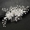 Headpieces | Pearl/Rhinestone Hair Combs Bridal Wedding Headpieces Gold – Girls