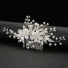 Headpieces | Pearl/Rhinestone Hair Combs Bridal Wedding Headpieces Gold – Girls