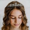 Headpieces | Rhinestone Crowns & Tiaras Bridal Wedding Headpieces Silver – Girls