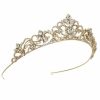 Headpieces | Rhinestone Crowns & Tiaras Luxurious Bridal Wedding Headpieces Gold – Girls