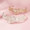 Headpieces | Rhinestone Crowns & Tiaras Luxurious Bridal Wedding Headpieces Gold – Girls