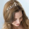 Headpieces | Rhinestone Crowns & Tiaras Luxurious Bridal Wedding Headpieces Gold – Girls