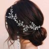 Headpieces | Rhinestone Flower Hair Vines Bride Wedding Headpieces 1 PC Silver – Girls