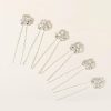 Headpieces | Rhinestone Hair Pins Sets Bridal Wedding Headpieces (Set of 6) Silver – Girls