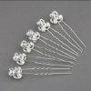 Headpieces | Rhinestone Hair Pins Sets Bridal Wedding Headpieces (Set of 6) Silver – Girls