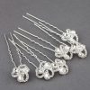 Headpieces | Rhinestone Hair Pins Sets Bridal Wedding Headpieces (Set of 6) Silver – Girls