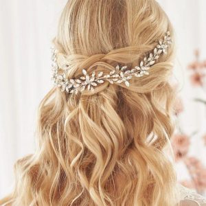 Headpieces | Rhinestone Hair Vines Halo Bridal Wedding Headpieces Silver – Girls