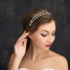 Headpieces | Rhinestone Headbands Bridal Wedding Headpieces Silver – Girls