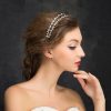 Headpieces | Rhinestone Headbands Bridal Wedding Headpieces Silver – Girls