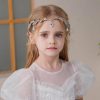 Headpieces | Rhinestone Headbands Halo Bridal Wedding Headpieces Silver – Girls