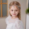 Headpieces | Rhinestone Headbands Halo Bridal Wedding Headpieces Silver – Girls