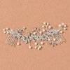 Headpieces | Vintage Pearl Rhinestone Bridal Wedding Hair Combs Silver – Girls