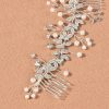 Headpieces | Vintage Pearl Rhinestone Bridal Wedding Hair Combs Silver – Girls