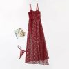 Lingerie | Attractive/Breathable/Charming/Dreamlike Polyester Sleepwear Burgundy – Girls