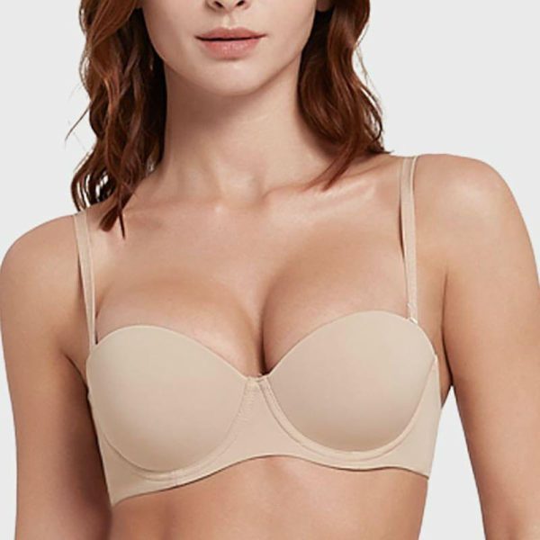 Lingerie | Bridal/Feminine Sexy Chinlon/Polyester Push-up Bra Nude – Girls