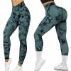 Lingerie | Comfortable/Sexy/Vibrant Chinlon Leggings/Yoga Pants Shapewear/Workout Clothes Dark Green – Girls