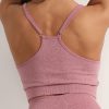 Lingerie | Comfortable/Sexy/Vibrant Chinlon/Spandex Sports Bra Tank Shapewear/Workout Clothes Pink – Girls