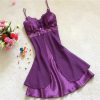 Lingerie | Feminine Chinlon/Nylon Sleepwear Purple – Girls